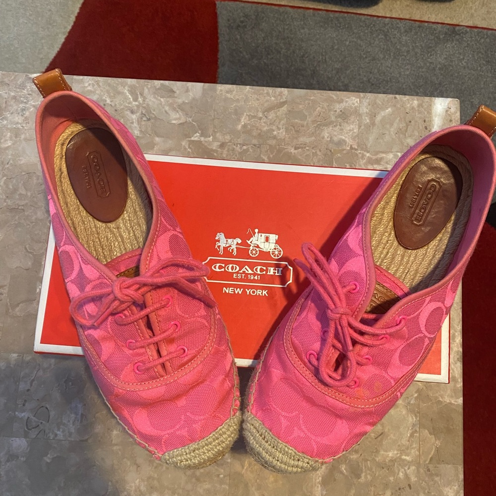 COACH- Espadrilles Sneakers-Fuschia 9.5